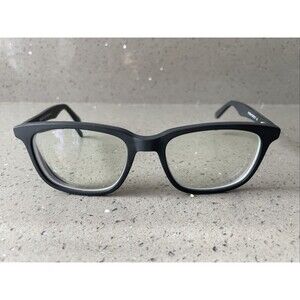 Eyebuydirect Bristol Matte Black C1 55-19-140 Eyeglasses FRAMES ONLY square